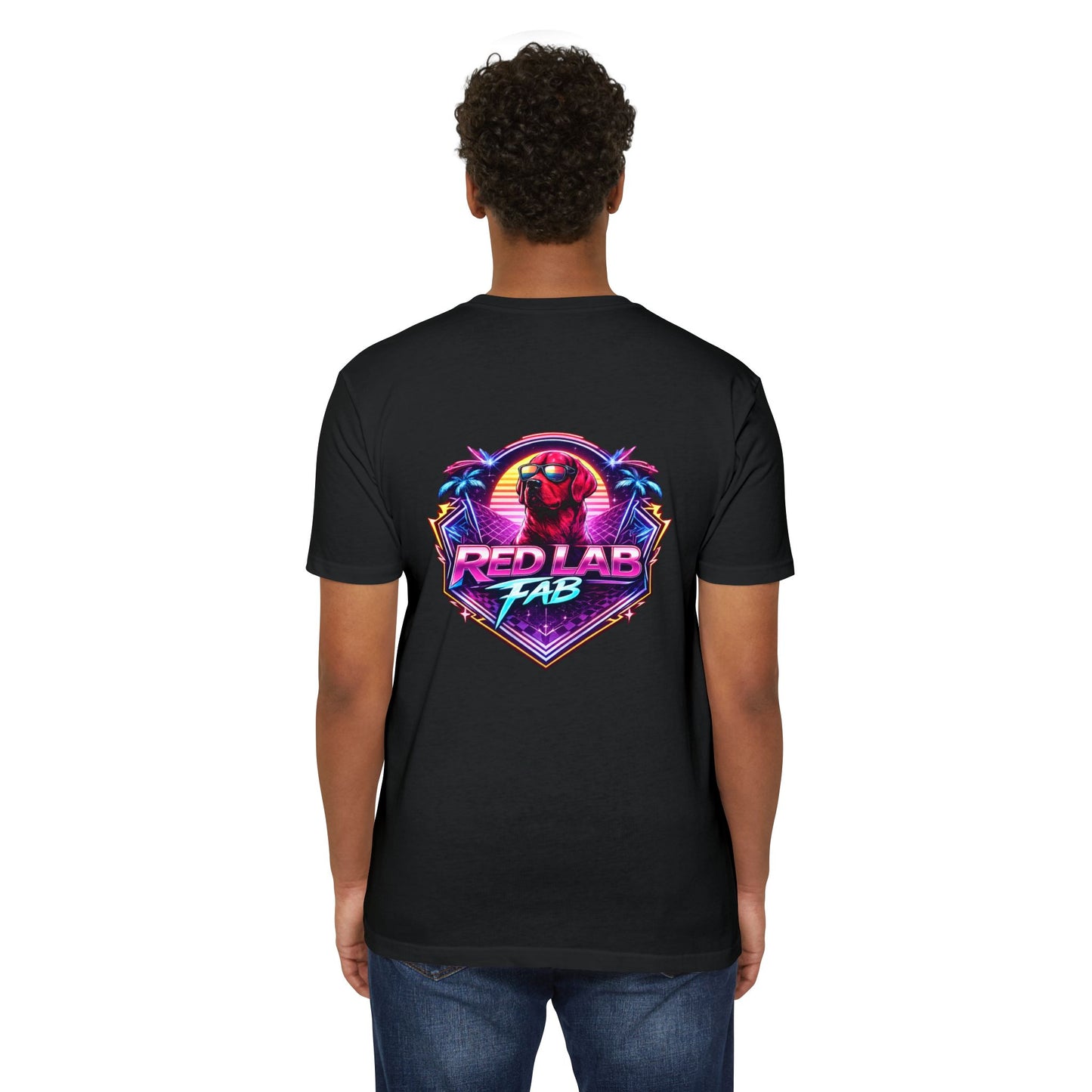 Retro Red Lab Fab T-Shirt