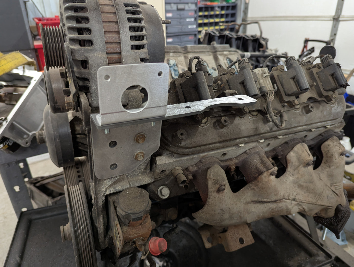 PSC Power Steering Remote Reservoir Mount for LS Engine