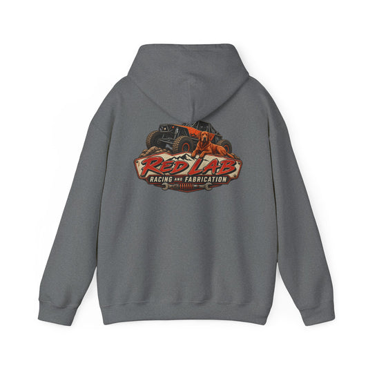 Red Lab Racing & Fabrication Vintage Garage Hoodie