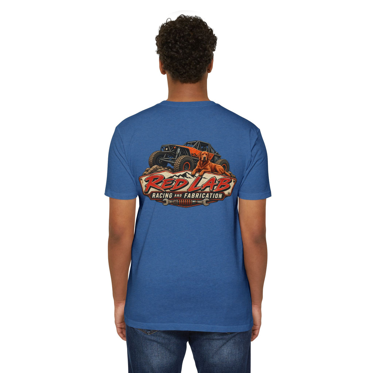 Red Lab Racing & Fabrication Vintage Garage T-Shirt