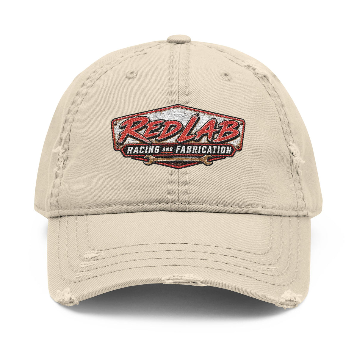 Red Lab Fab Distressed Hat