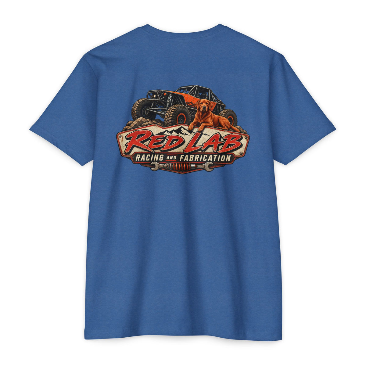 Red Lab Racing & Fabrication Vintage Garage T-Shirt