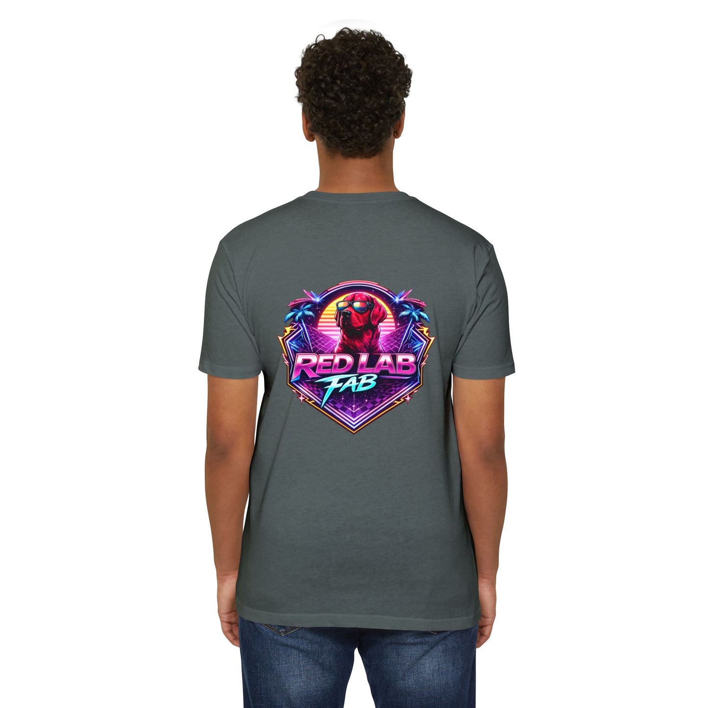 Retro Red Lab Fab T-Shirt