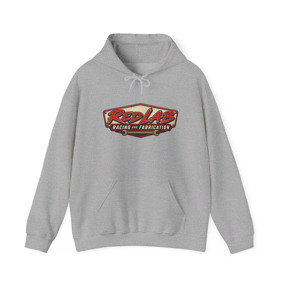 Red Lab Racing & Fabrication Vintage Garage Hoodie
