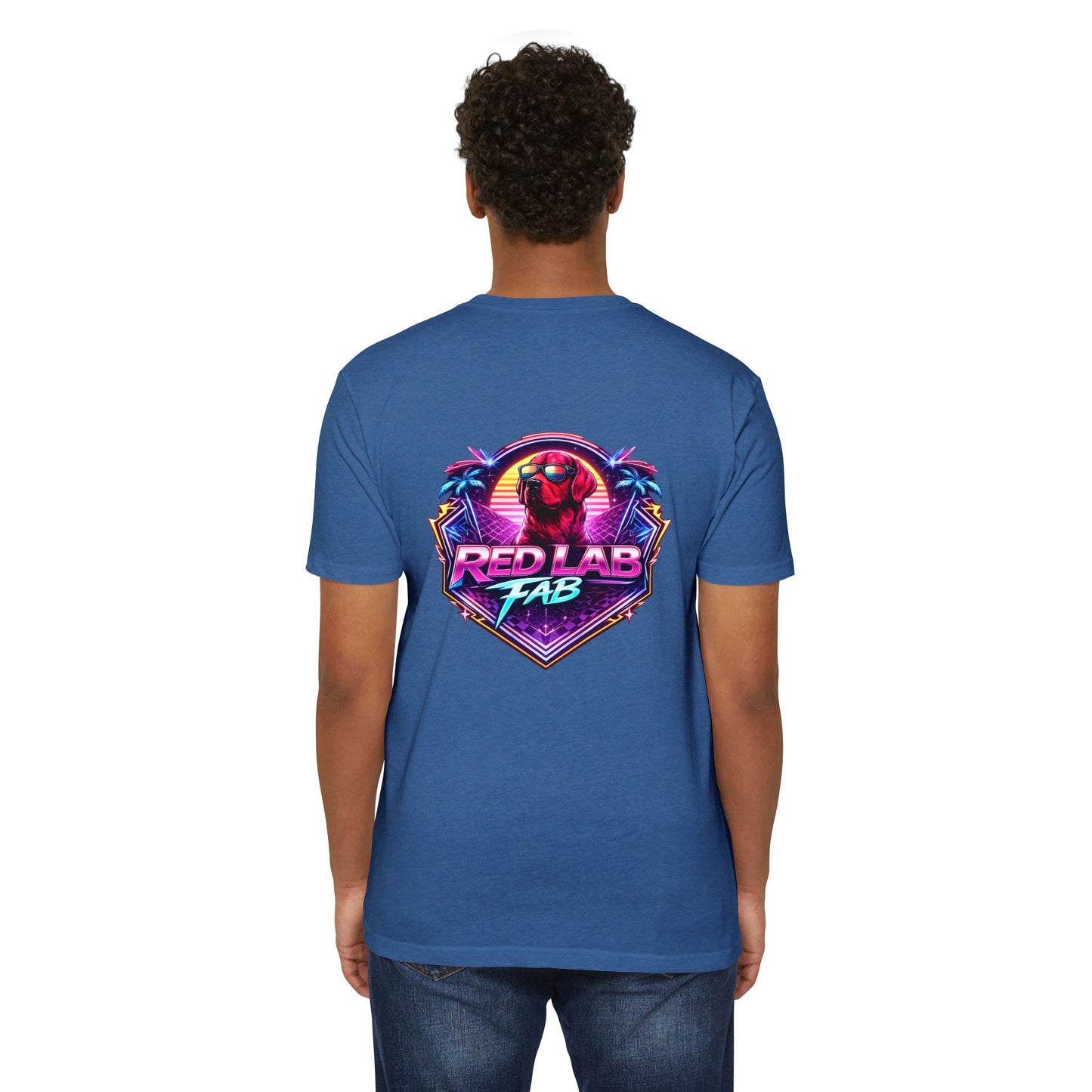 Retro Red Lab Fab T-Shirt