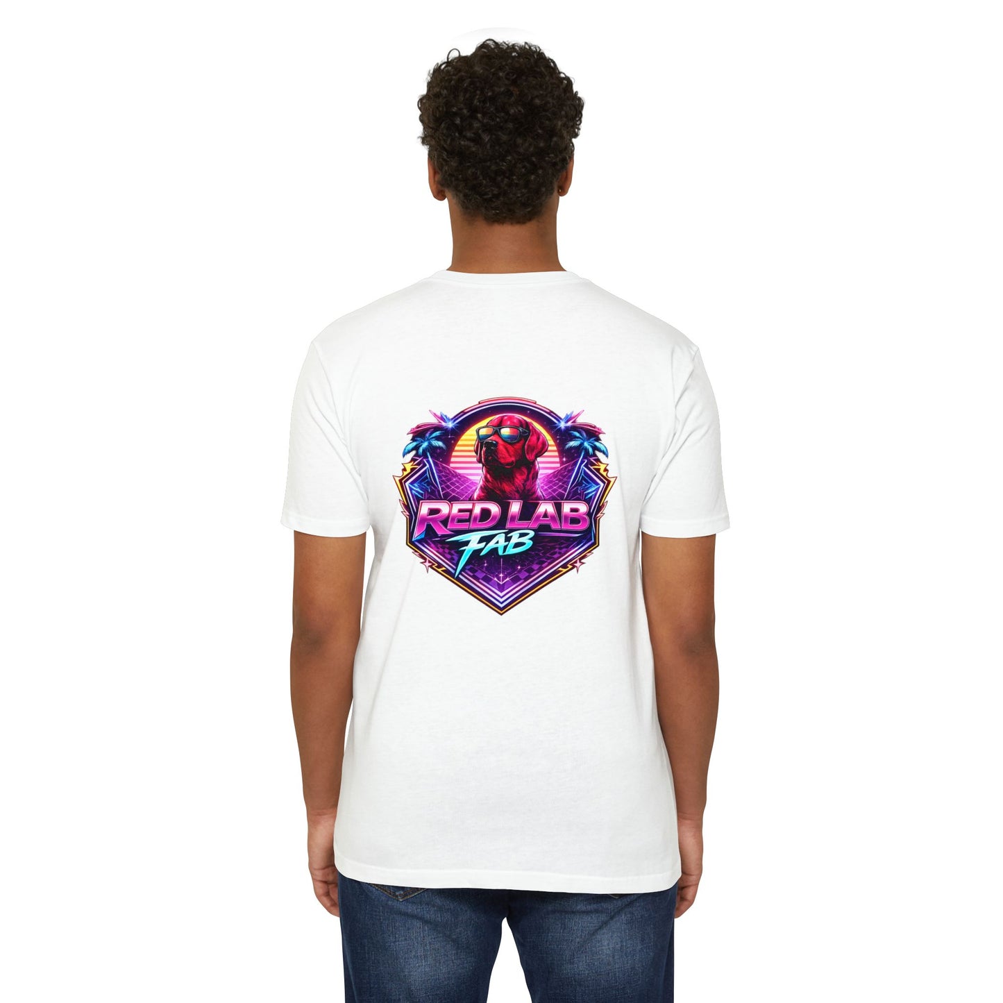 Retro Red Lab Fab T-Shirt