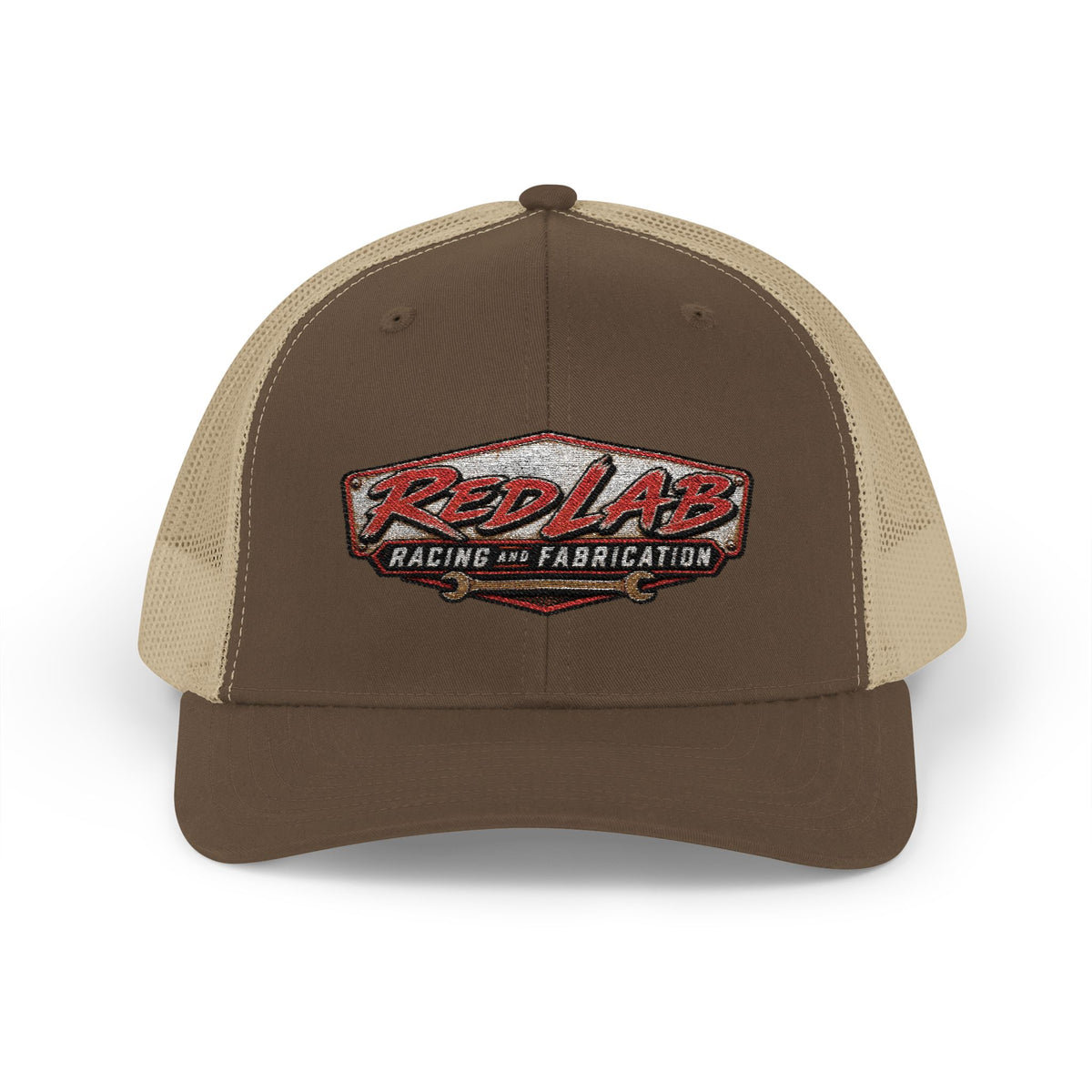 Red Lab Racing & Fabrication Vintage Garage Trucker Hat