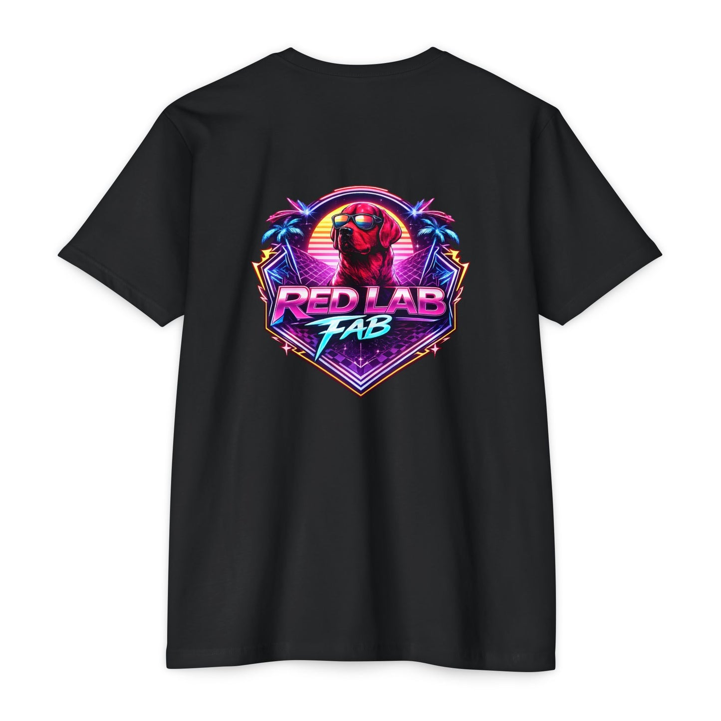 Retro Red Lab Fab T-Shirt