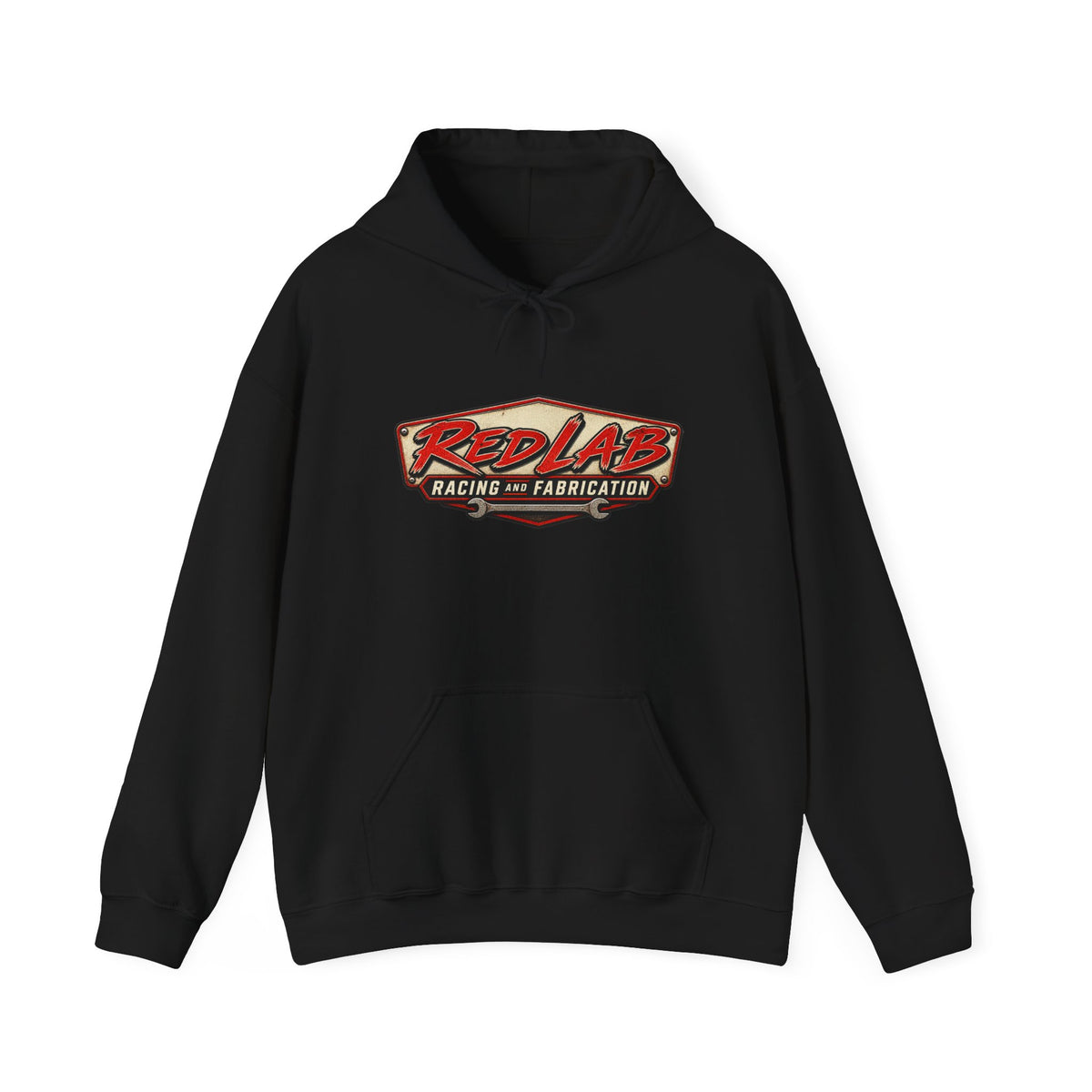 Red Lab Racing & Fabrication Vintage Garage Hoodie