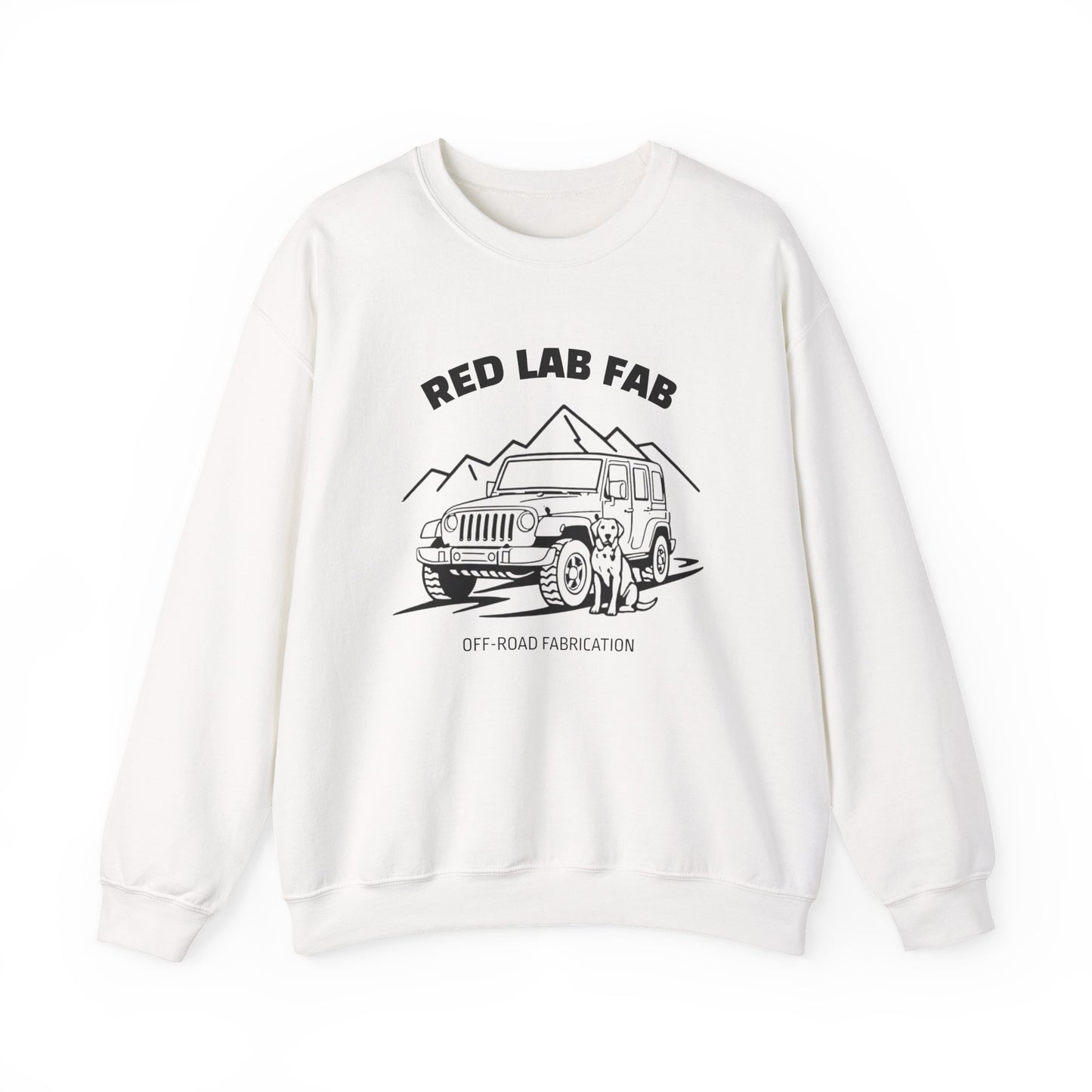 Red Lab Fab Adventure Crewneck Sweatshirt
