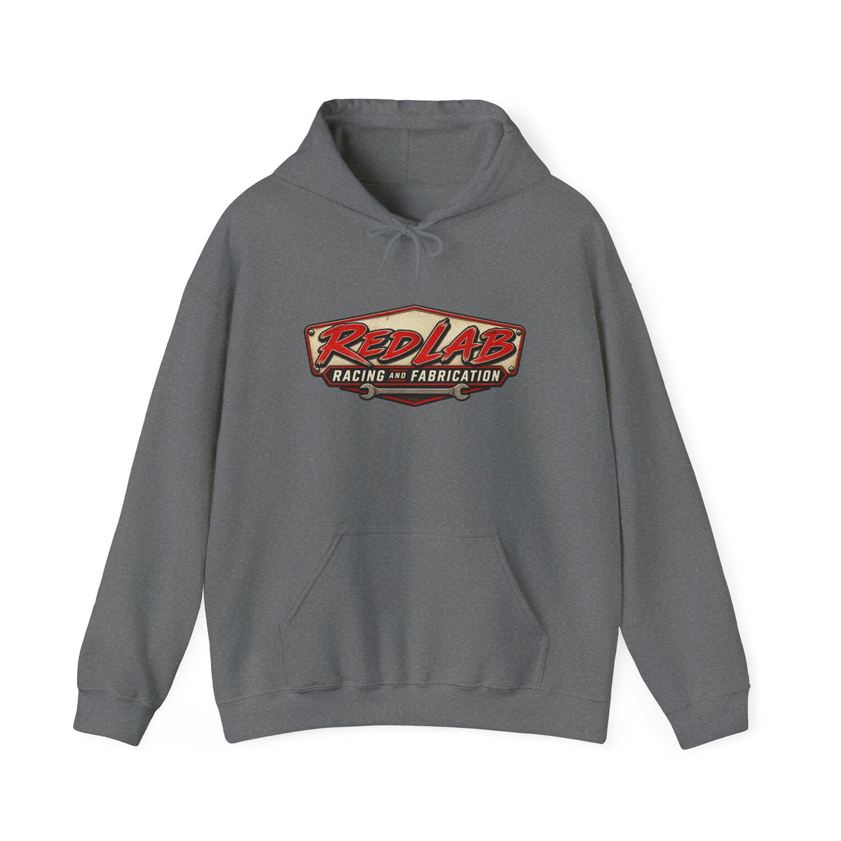 Red Lab Racing & Fabrication Vintage Garage Hoodie