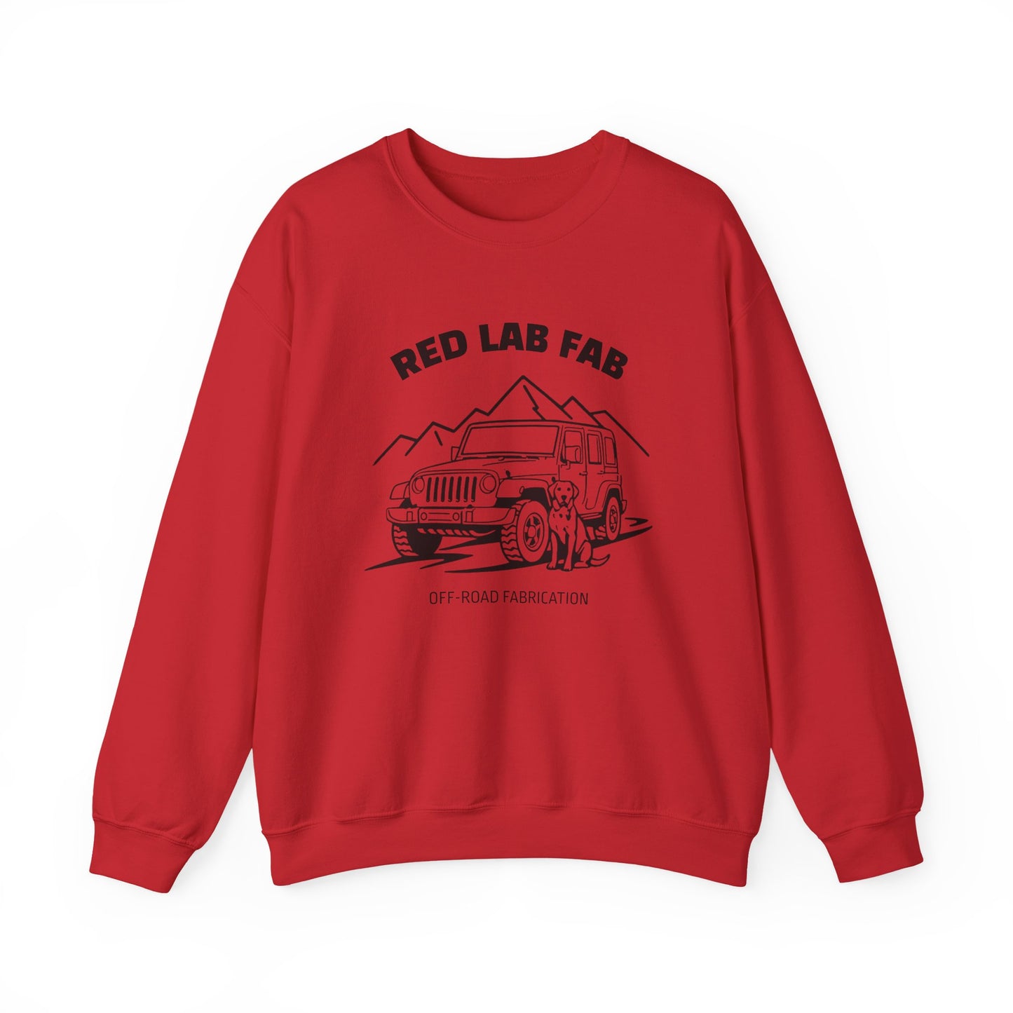 Red Lab Fab Adventure Crewneck Sweatshirt