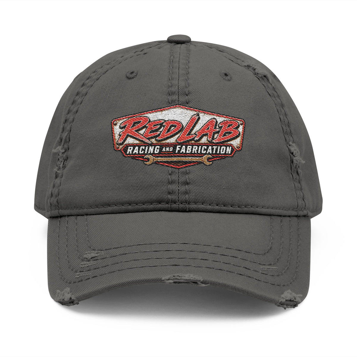 Red Lab Fab Distressed Hat
