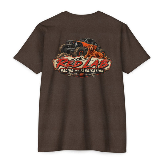 Red Lab Racing & Fabrication Vintage Garage T-Shirt