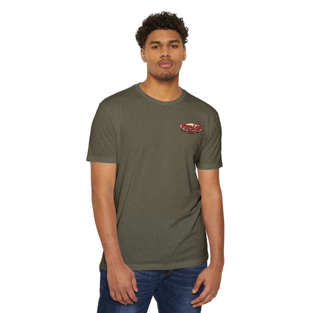 Red Lab Racing & Fabrication Vintage Garage T-Shirt