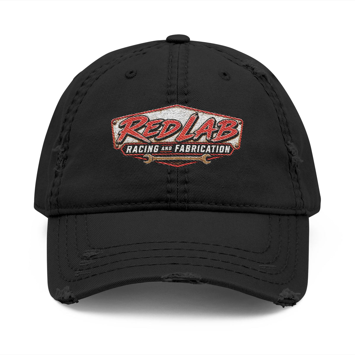 Red Lab Fab Distressed Hat