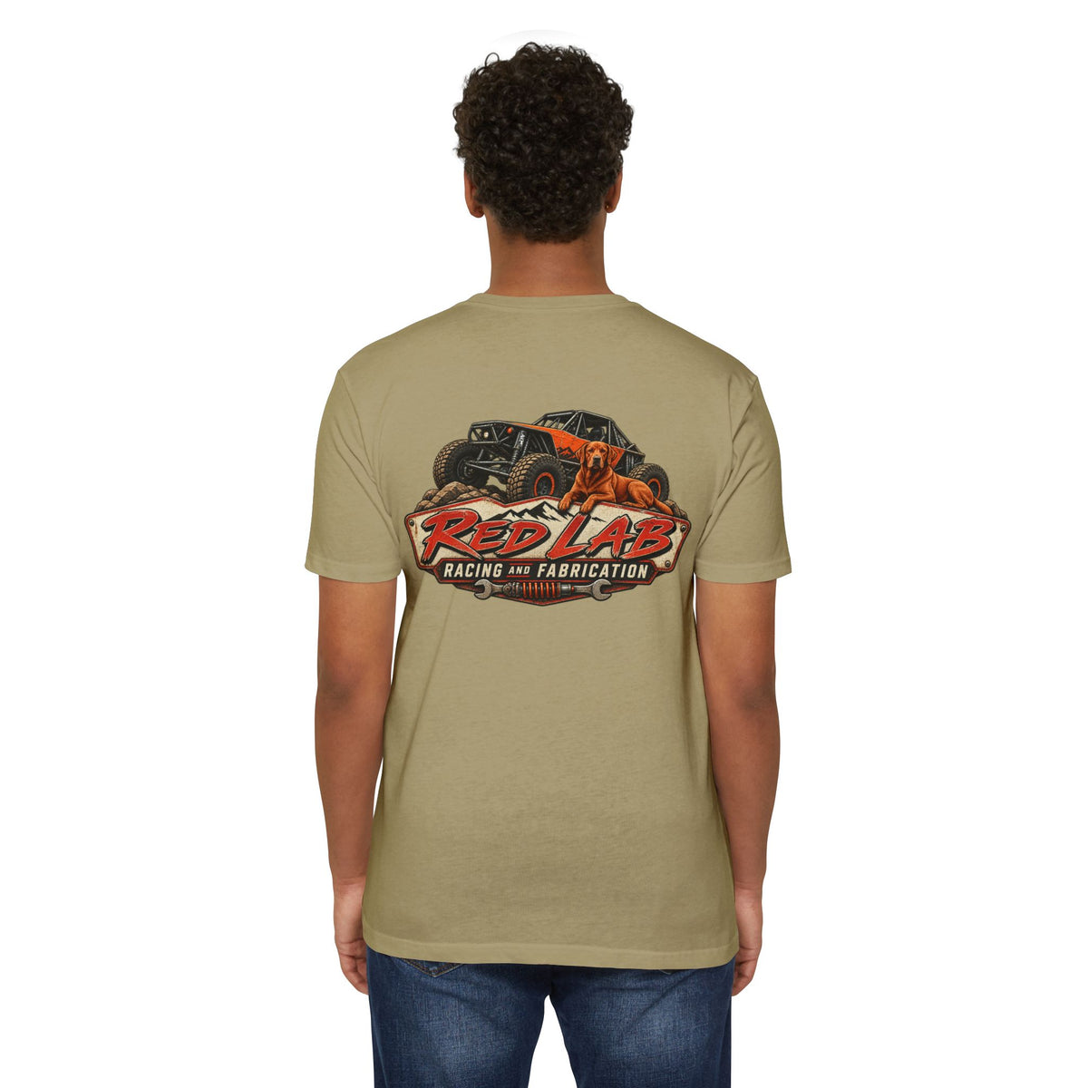 Red Lab Racing & Fabrication Vintage Garage T-Shirt