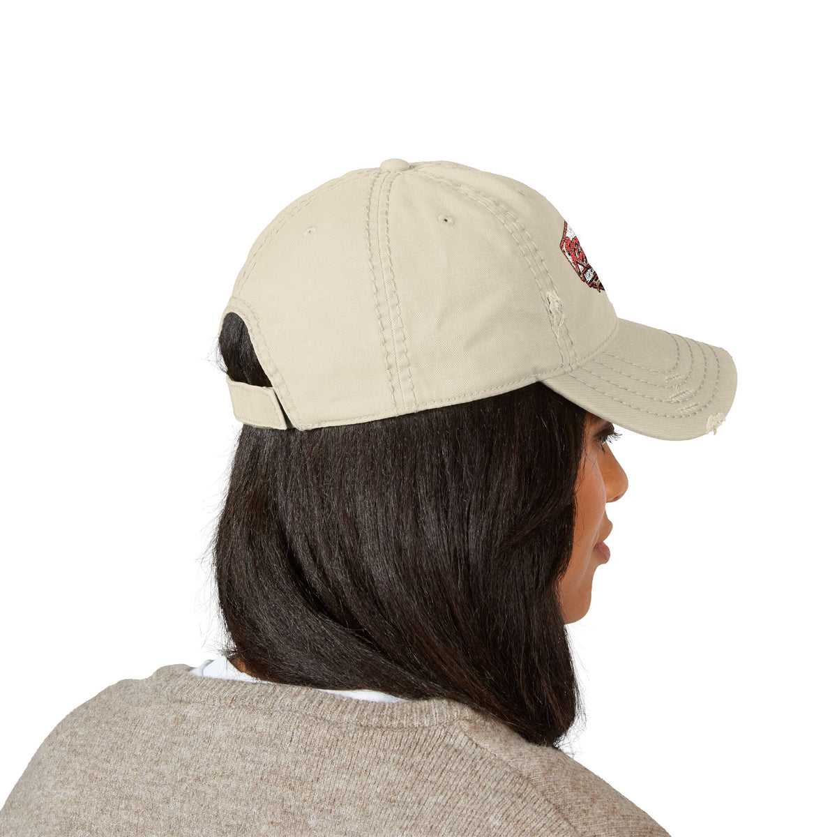 Red Lab Fab Distressed Hat