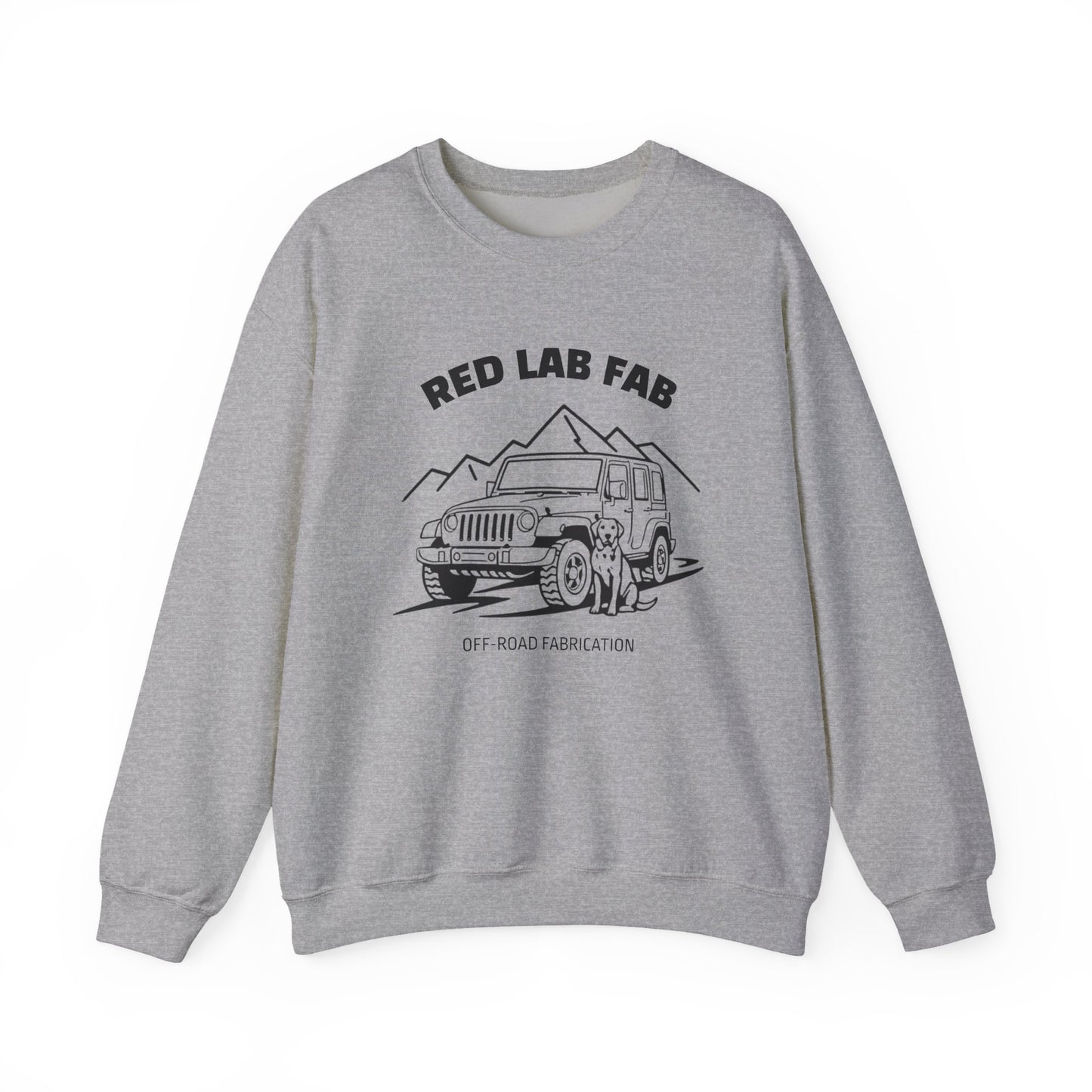 Red Lab Fab Adventure Crewneck Sweatshirt