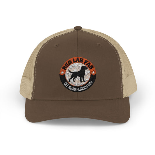 Red Lab Fab Snapback Trucker Cap
