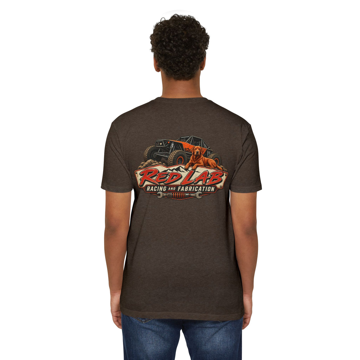 Red Lab Racing & Fabrication Vintage Garage T-Shirt