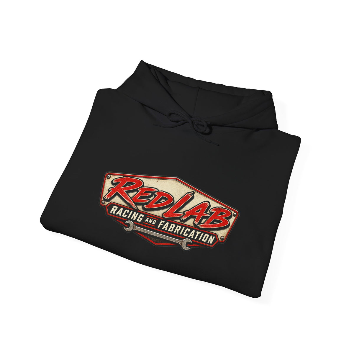 Red Lab Racing & Fabrication Vintage Garage Hoodie