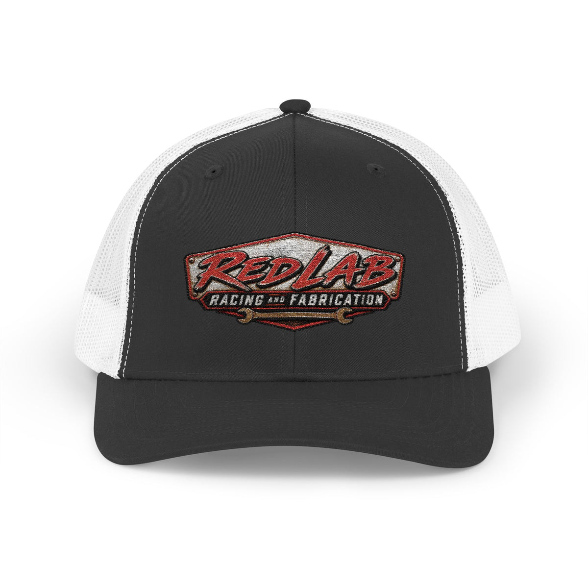 Red Lab Racing & Fabrication Vintage Garage Trucker Hat