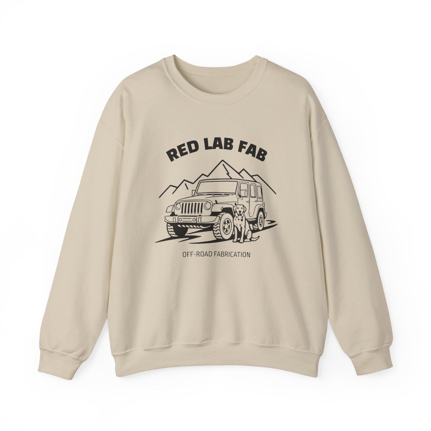 Red Lab Fab Adventure Crewneck Sweatshirt