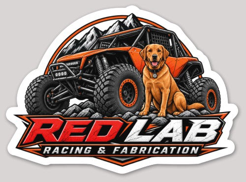 Red Lab Racing and Fabrication Stickers